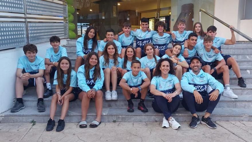 Foto del equipo de palistas del CNSA en la Copa de Jóvenes Promesas. | CNSA