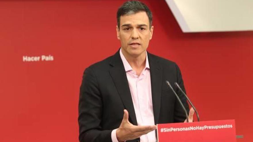 Pedro Sánchez va advertir al PP que «frivolitats, cap ni una».
