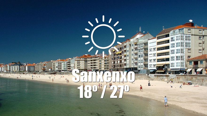 El tiempo en Sanxenxo: previsión meteorológica para hoy, miércoles 16 de julio