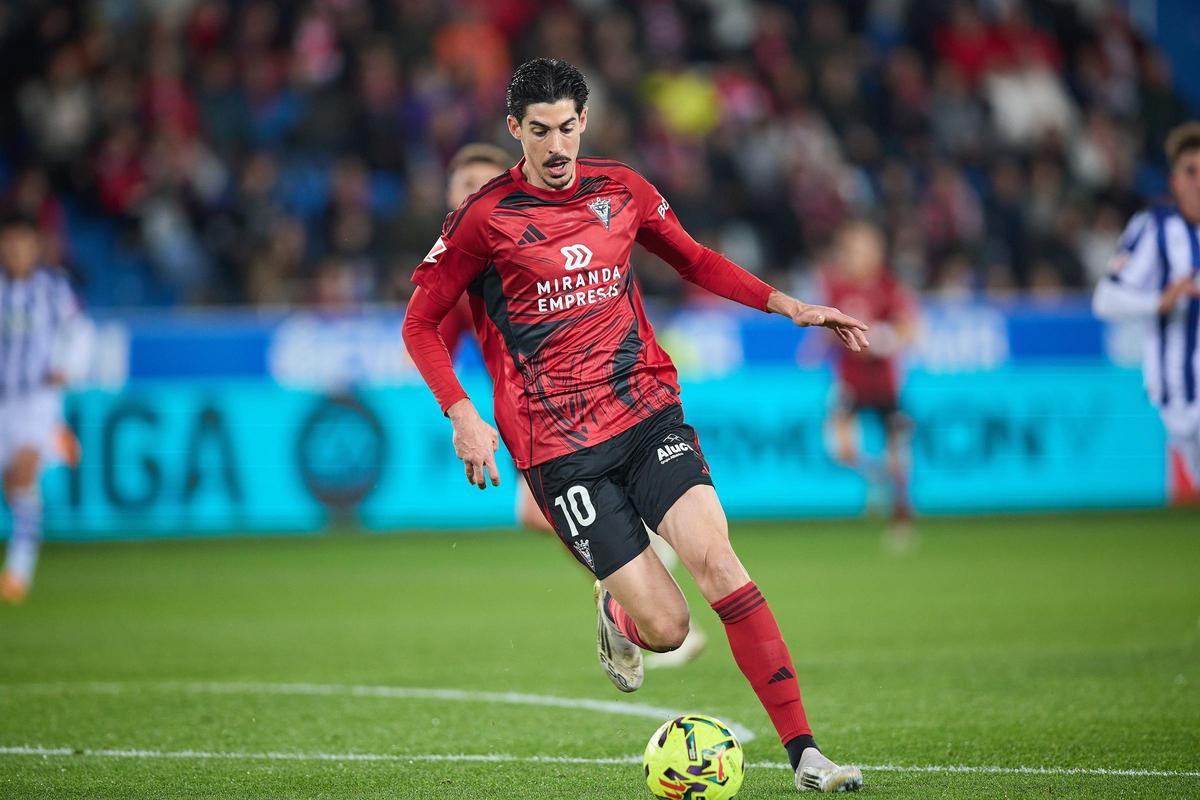Carlos Fernández, durante un partido