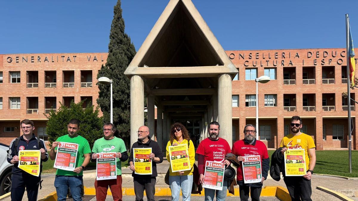 Los sindicatos ven una “burla” la propuesta de la Conselleria para la ...
