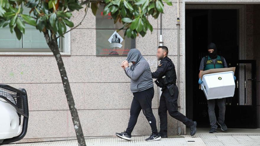 Diez detenidos y varios kilos de coca incautados en una operación contra el narcotráfico en Galicia