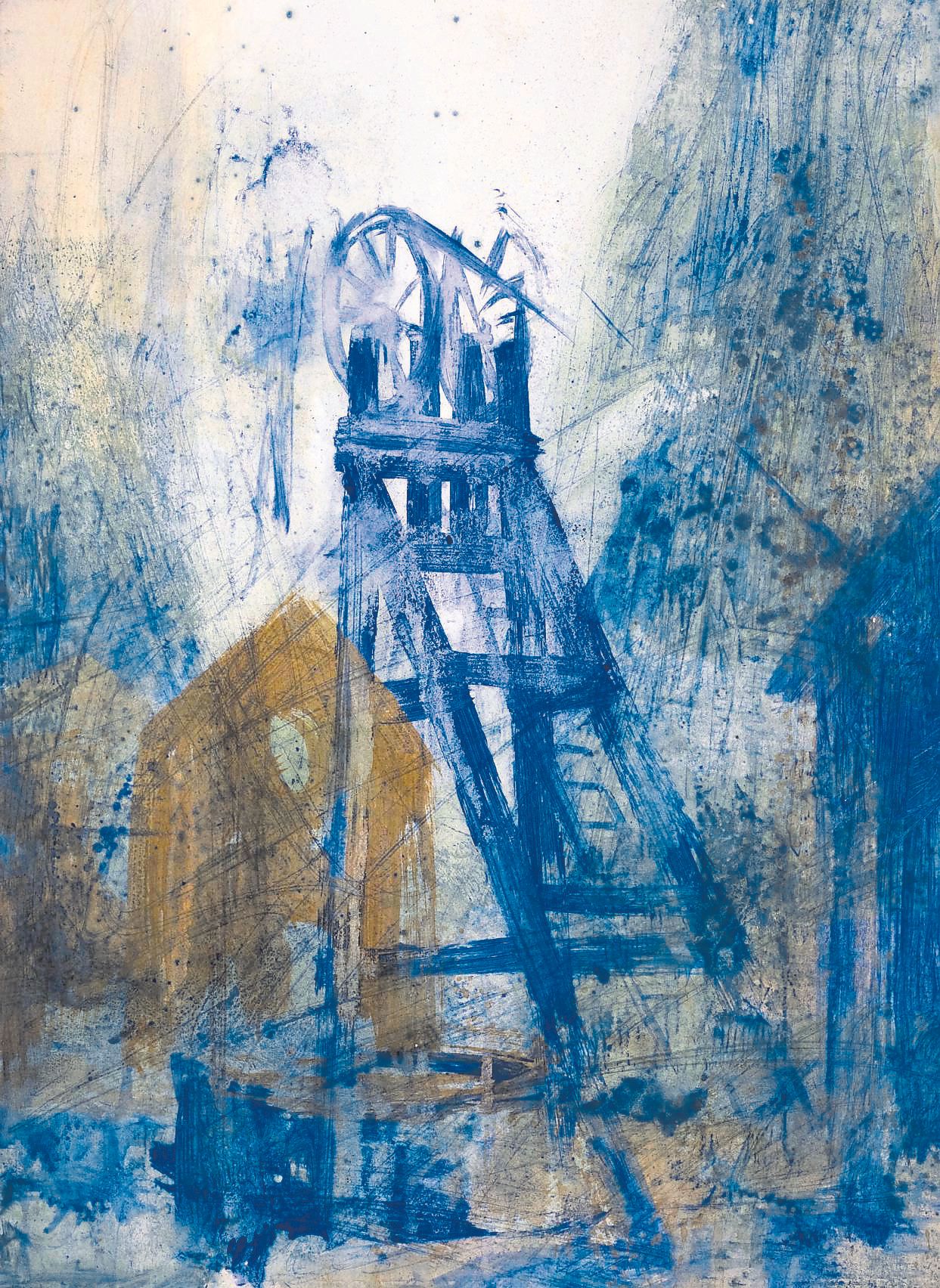 Cuadro 'Castillete Azul', de Esteban Bernal