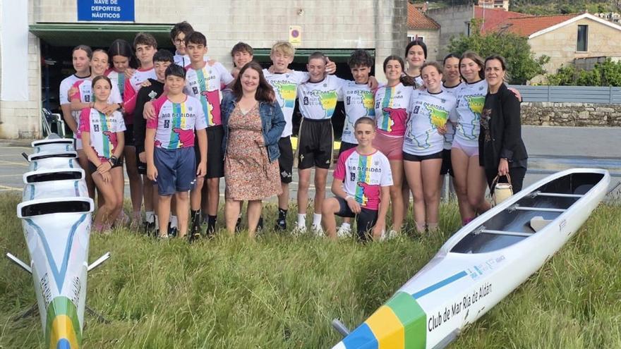 Nuevas canoas de piragüismo para el Club Ría de Aldán