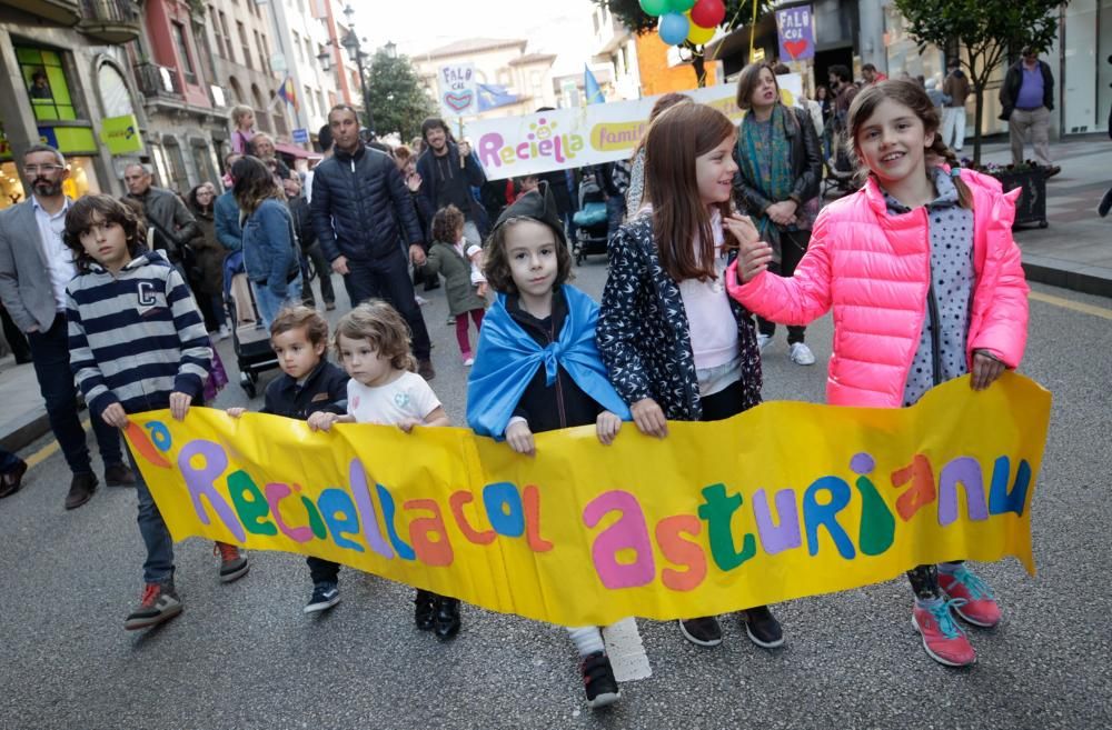 Manifestación por la Oficialidad en Oviedo