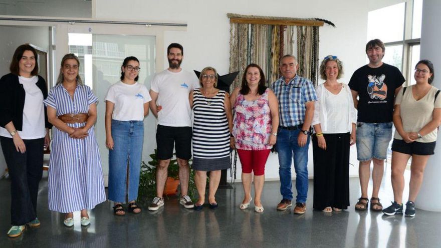 La presentación del festival, ayer en el Concello de Cangas.