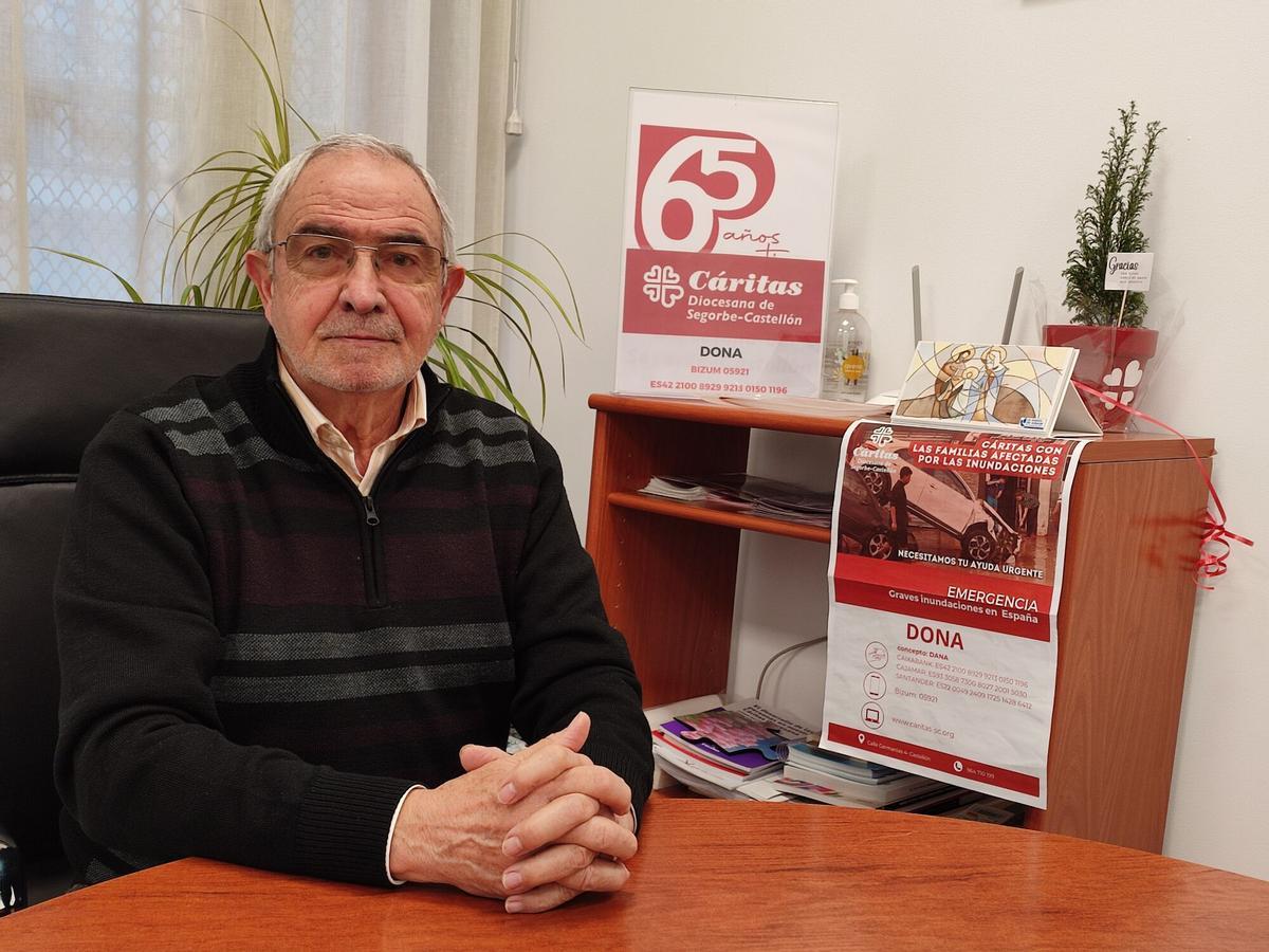 Francisco Mir, director en la diocesis de Segorbe Castellon. CARITAS DIOCESANA