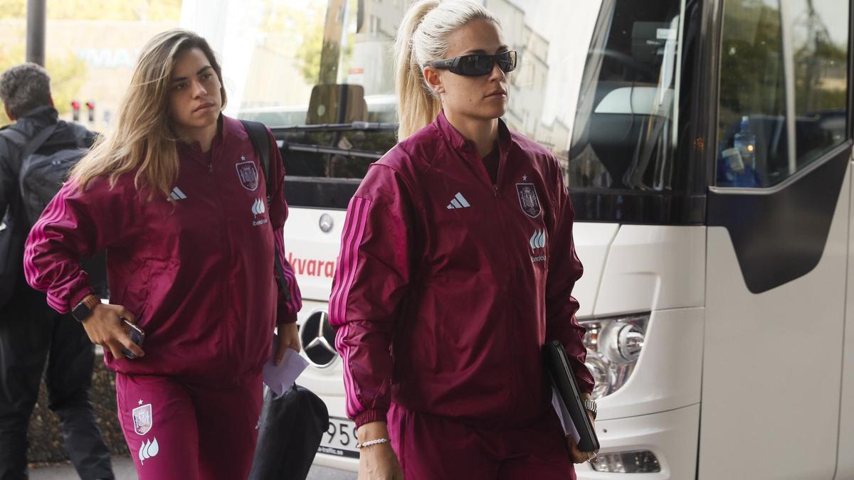 Las jugadoras de la selección española, Alexia Putellas y Misa Rodríguez.