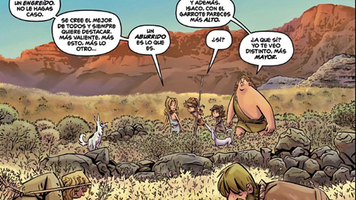 Una viñeta del cómic ‘Isaco y sus aventuras. La Cueva de los Muertos’.  | | LP/DLP