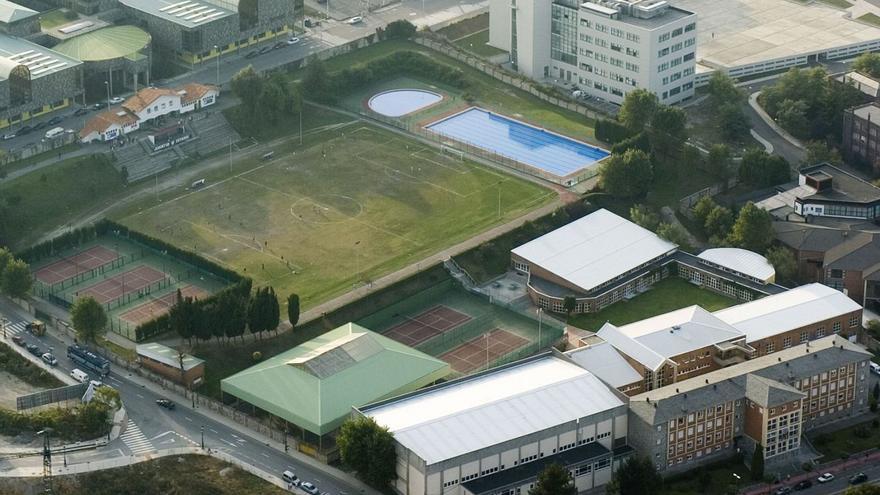 Vista aérea de las instalaciones deportivas de El Cristo, en una imagen de archivo. | Luisma Murias