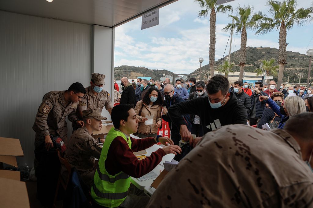 Recogida de dorsales para la Ruta de las Fortalezas