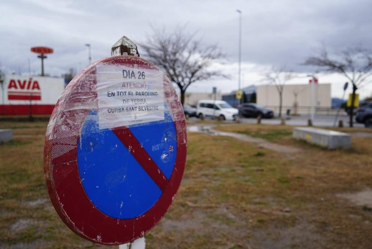 Imatges de la suspensió de la Sant Silvestre de Manresa