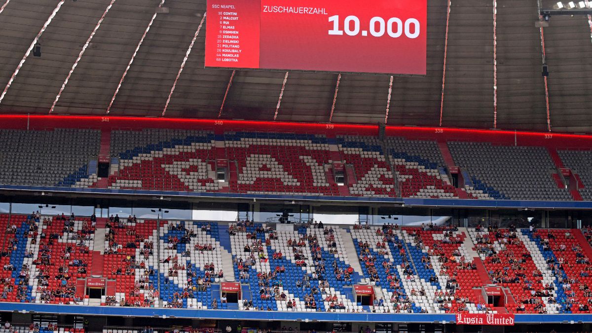 El Allianz Arena podrá reunir hasta 10.000 aficionados