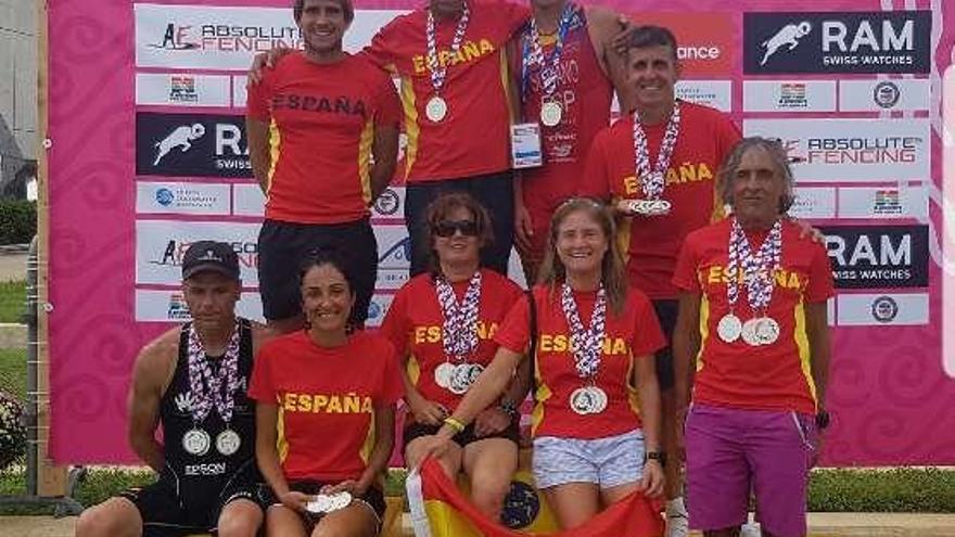 Los asturianos suman 3 oros, 6 platas y 6 bronces en el Mundial de biatlé y triatlé