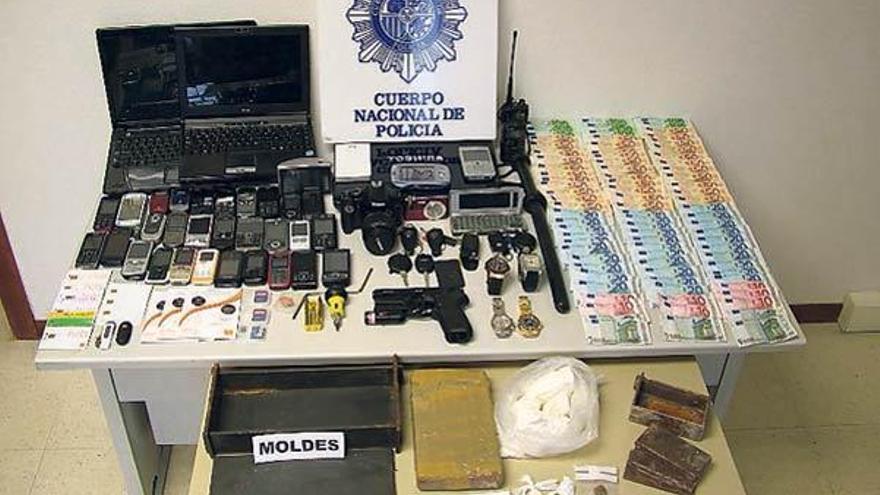 Desarticulada en Ávila una red de tráfico de cocaína que se abastecía en Vigo