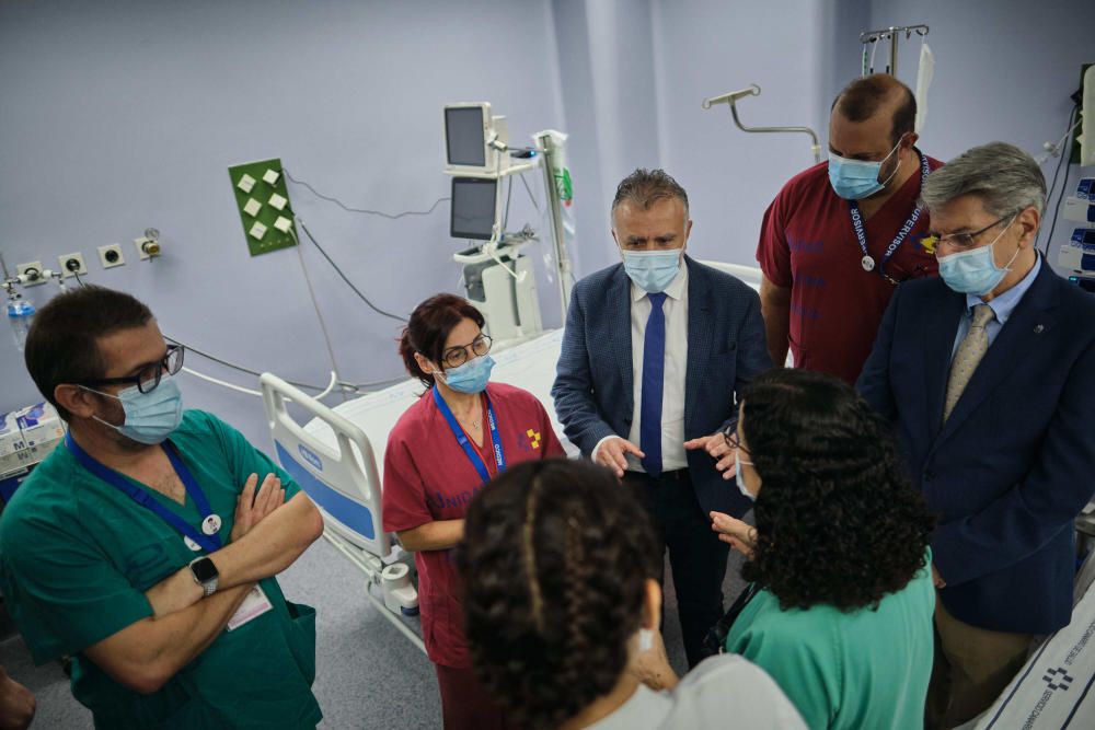 Visita de este jueves al Hospital de La Candelaria.