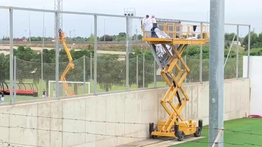 Las nuevas lonas en Paterna