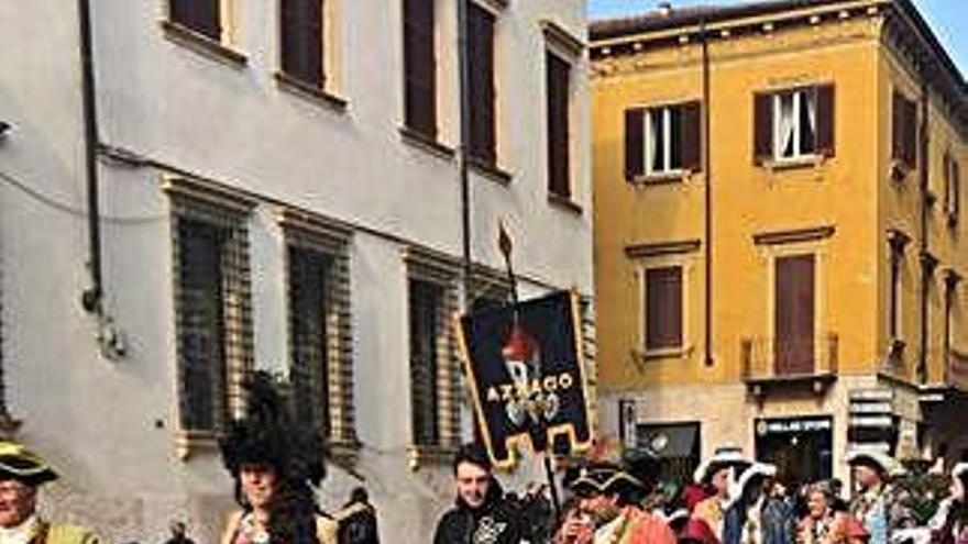 Desfile de carnaval en Verona.