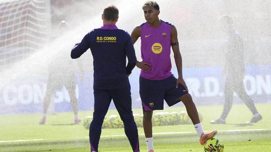 Buenas noticias para Flick con Eric y Lamine Yamal