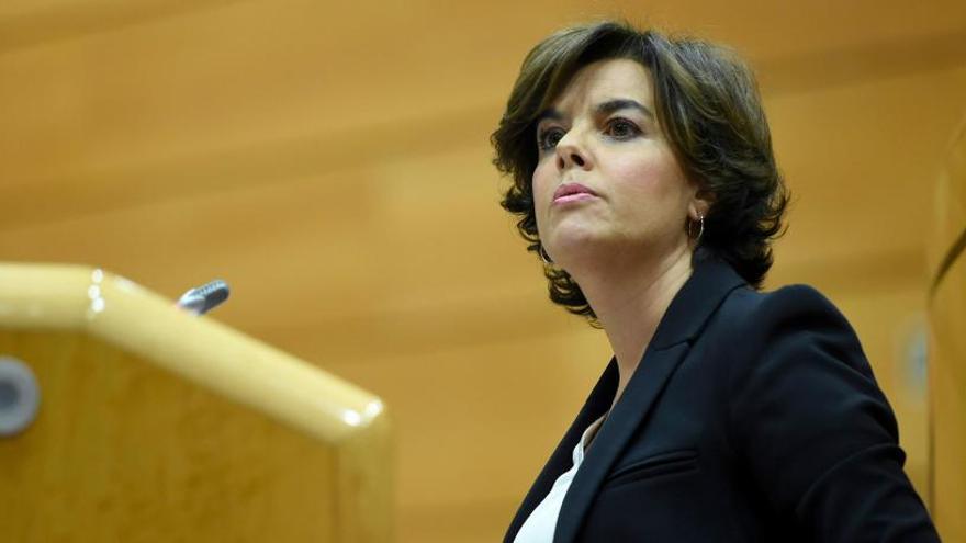 La vicepresidenta del govern espanyol al Senat