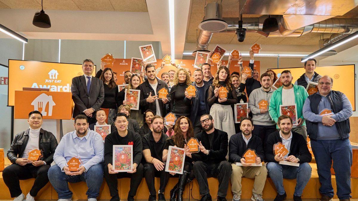 Los ganadores de la última edición de los Premios Just Eat.