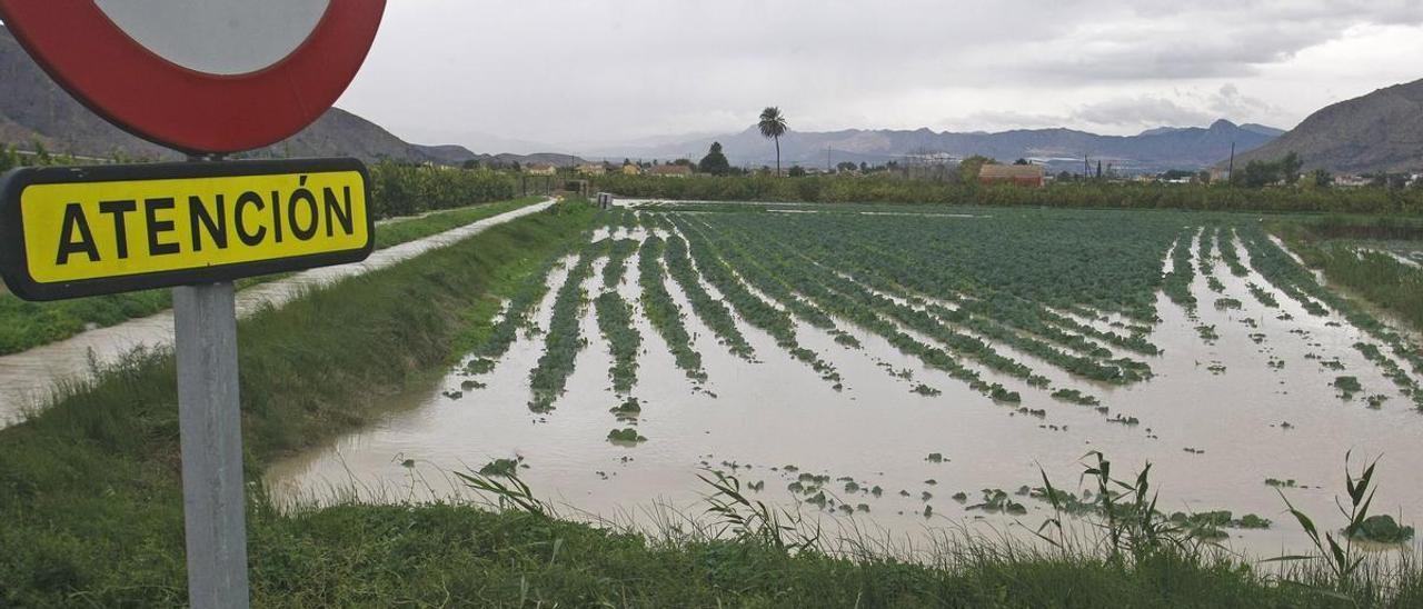 Inundaciones en Redován, en una imagen de archivo