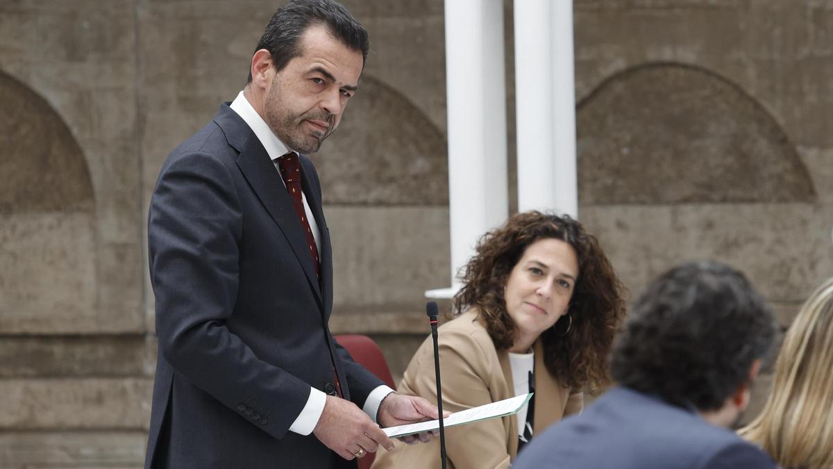 Rubén Martínez Alpañez, este miércoles en la Asamblea.