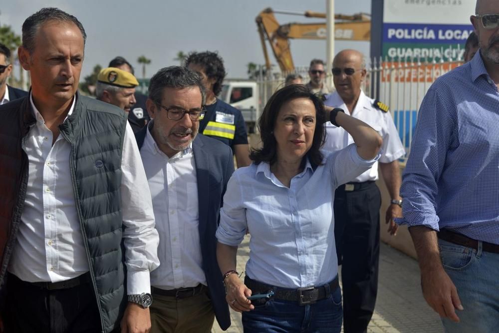 Visita de la ministra de Defensa a Los Alcázares