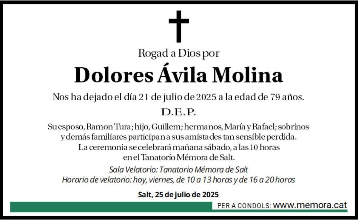dOLORES áVILA