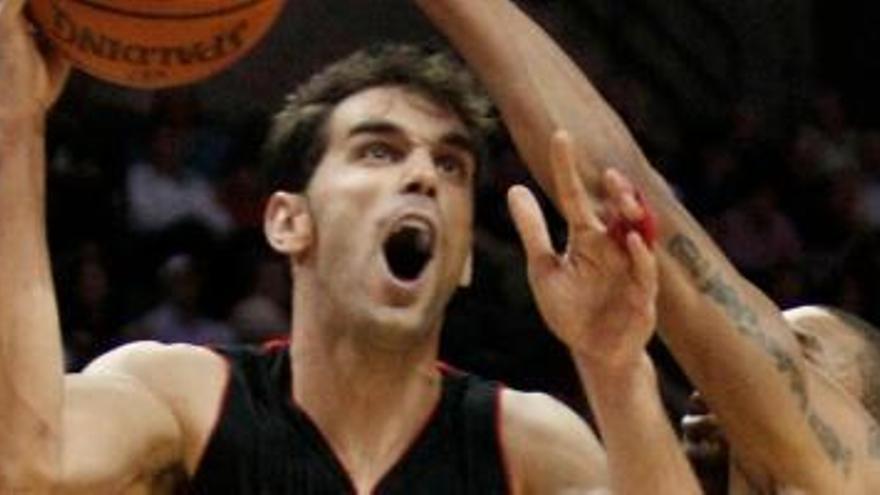 Jose Manuel Calderón, en el partido ante los San Antonio Spurs.