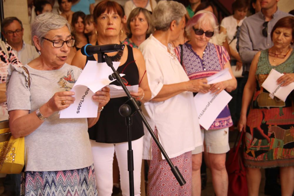 Acto contra la violencia de género en Alcoy