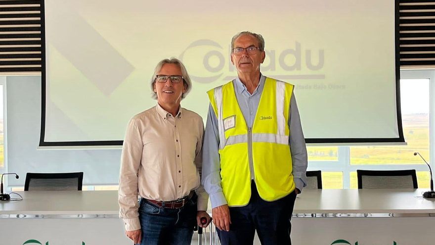 Eduardo Ávila, embajador de Colombia en España, y director general de Cobadu, Rafael Sánchez.