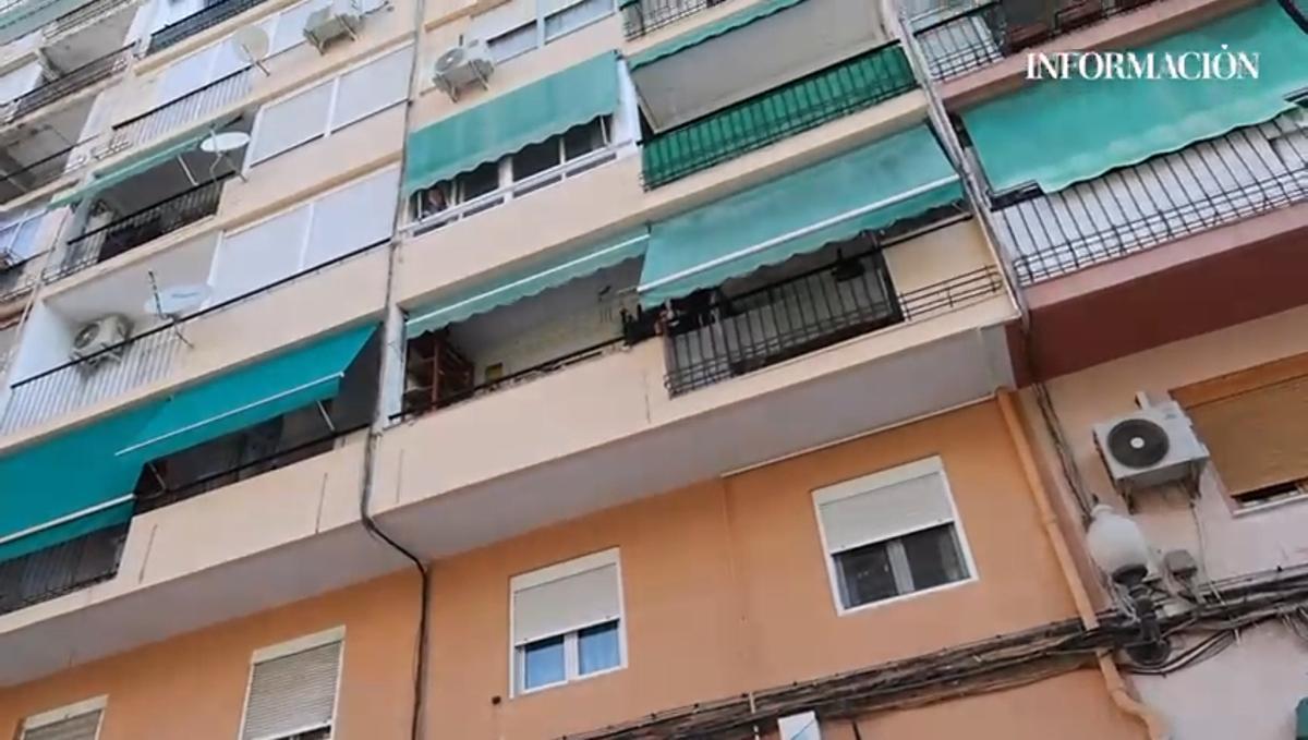 La compañera de piso del hombre fallecido por un disparo cuando estaba en un balcón en Alicante narra los hechos