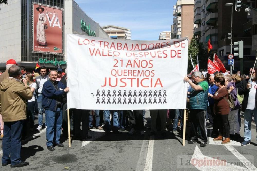 Manifestación del 1 de mayo en Murcia