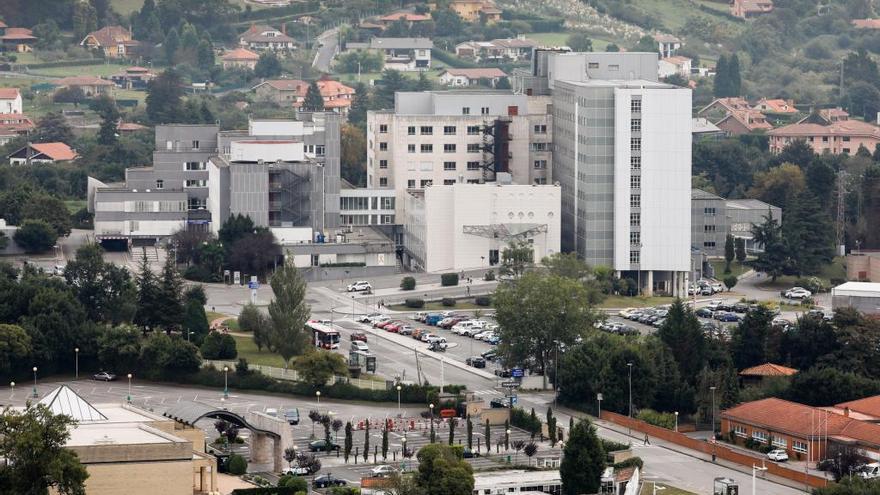 Vista del Hospital de Cabueñes.