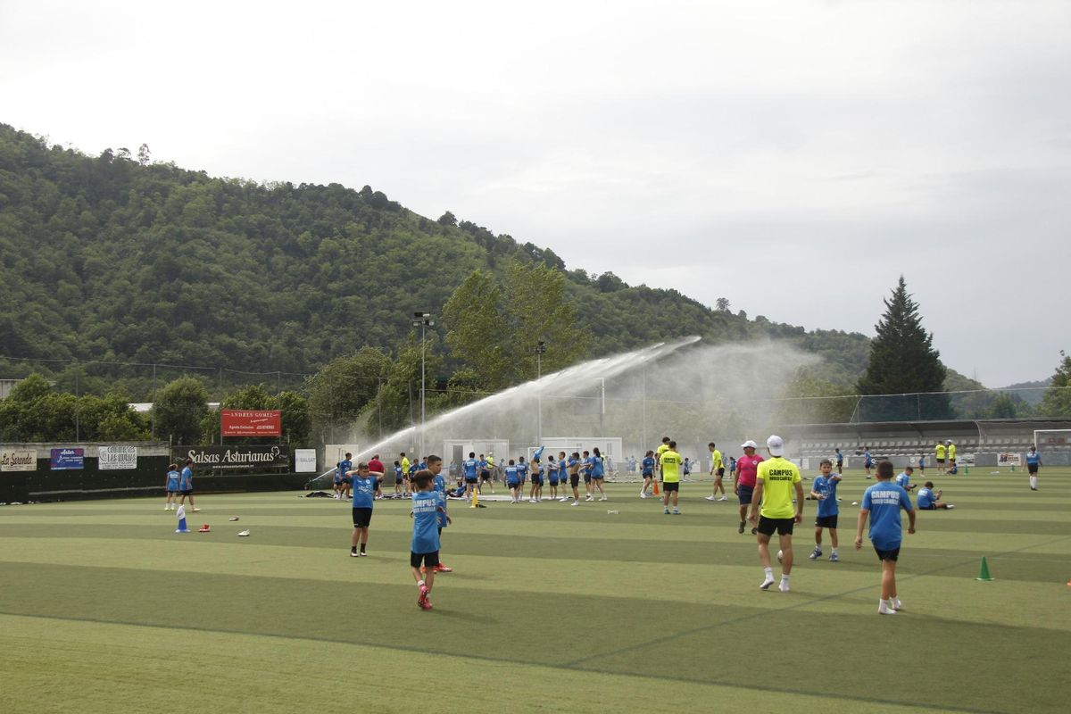 Un momento del campus Rober Canella, en Las Tolvas II