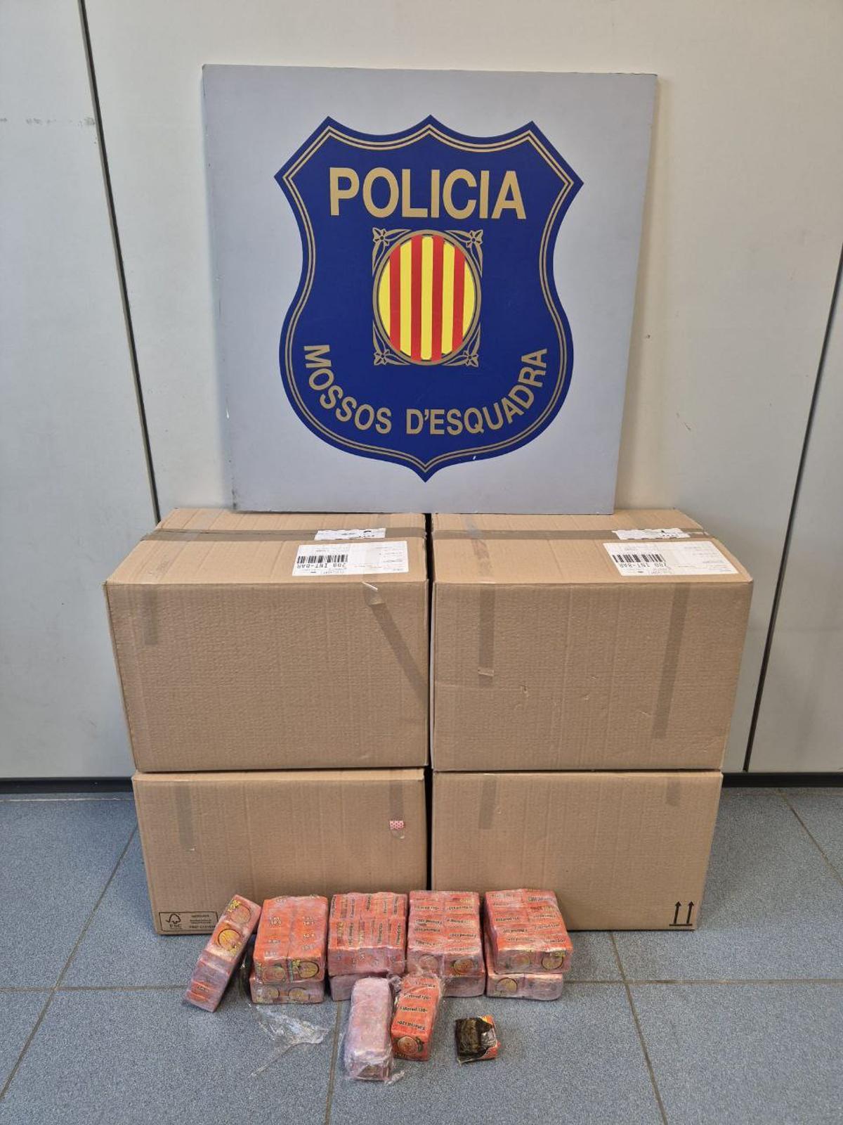 Ímagen de la droga encontrada por Mossos