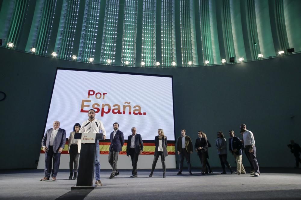 Apertura de campaña de Vox en el Calatrava, en Oviedo