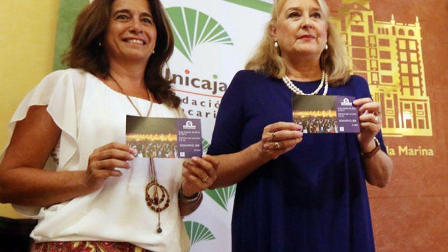 Dolores Cano junto a Ángela Fontana, este miércoles.