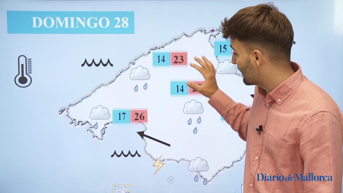 Así será el tiempo en Mallorca el domingo 28-M: día gris y riesgo de lluvia
