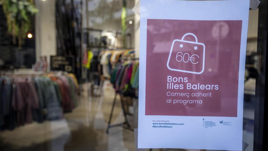 Más del 70 % de los bonos comerciales de Baleares ya se han agotado el segundo día