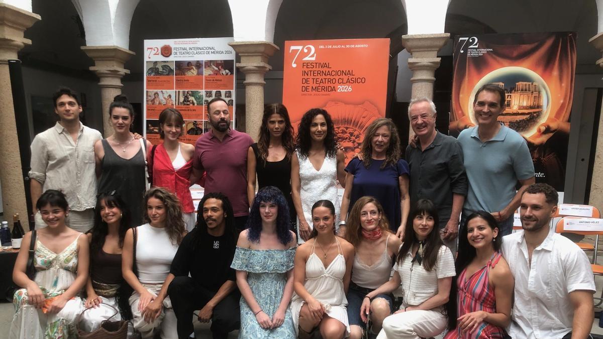 Presentación de la obra 'Bacanal' en Mérida.