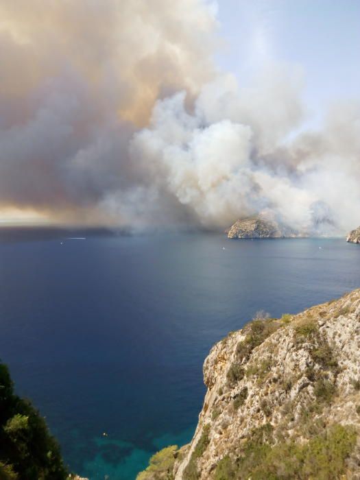 Imagen de Xàbia desde el mirador de l'Ambolo.