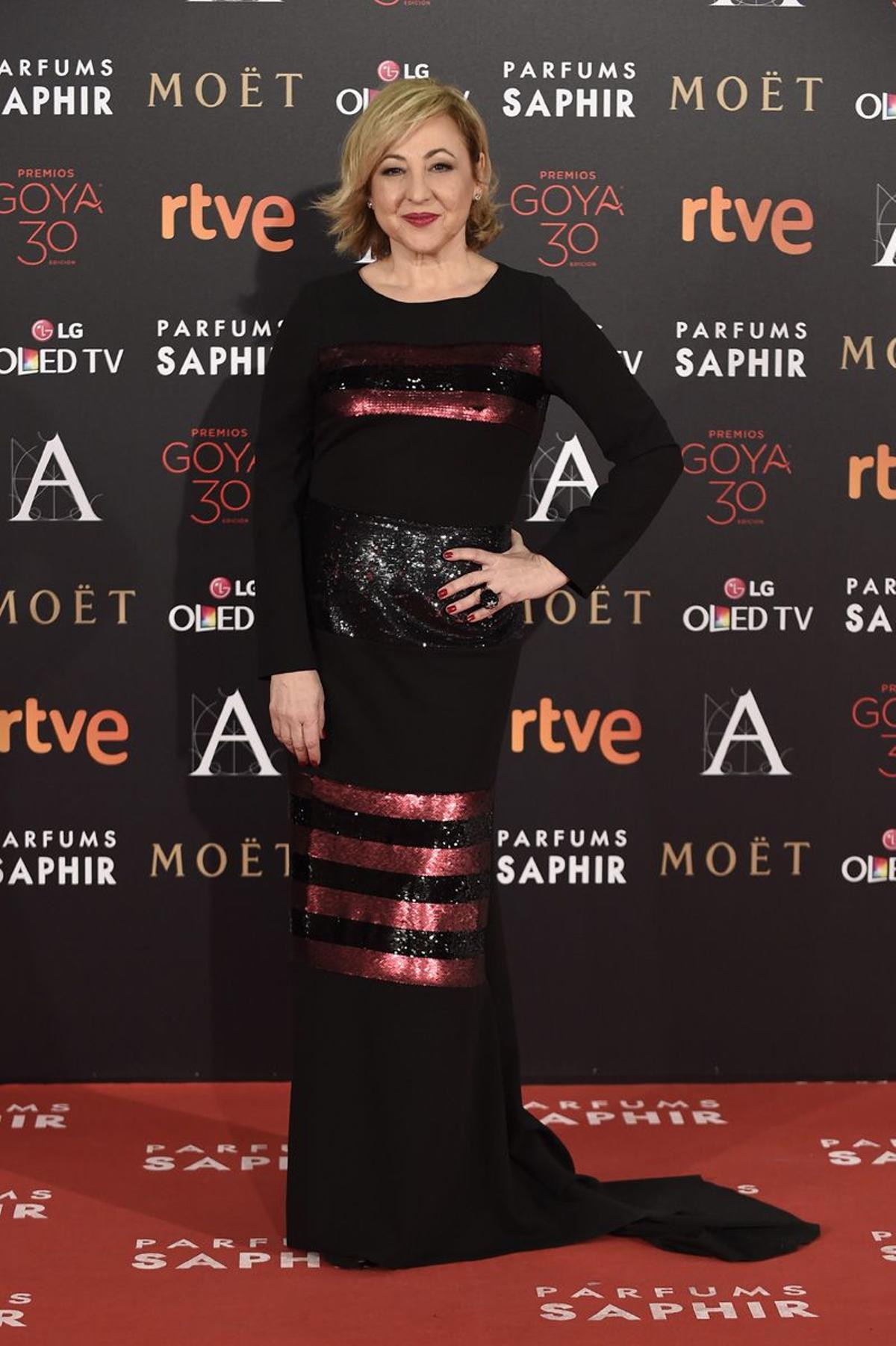 Carmen Machi en los Premios Goya 2016