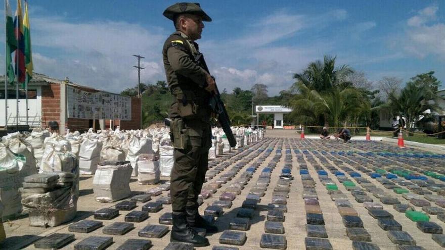 Decomisado en Colombia el mayor cargamento de cocaína de la historia