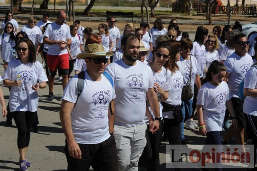 Marcha contra la violencia de género en La Aljorra