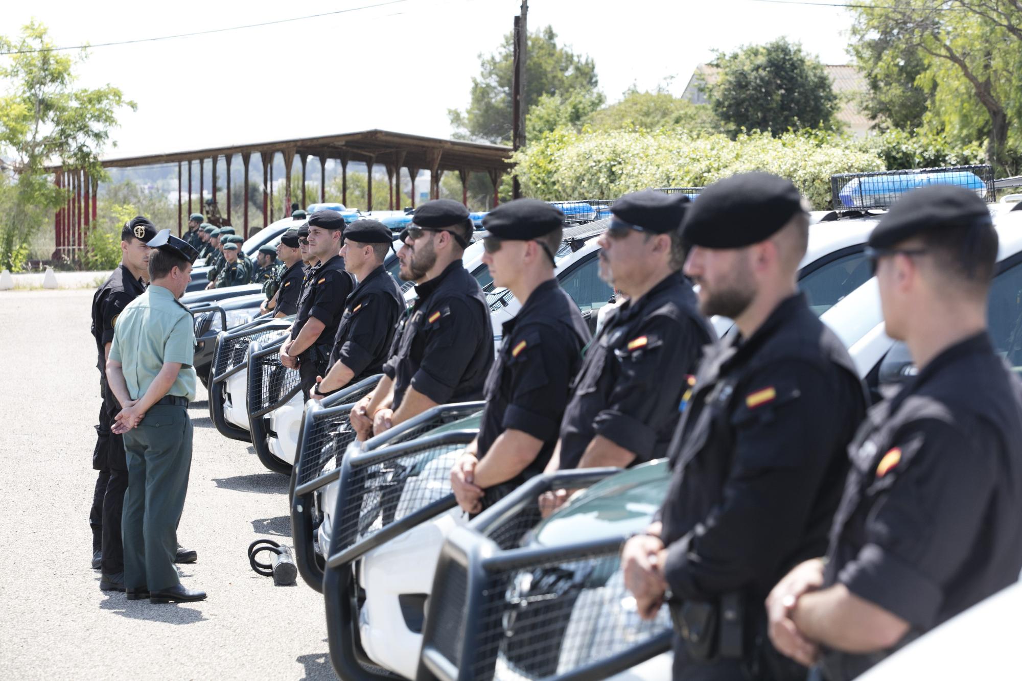 Todas las imágenes de la presentación de los refuerzos de la Guardia Civil en Ibiza
