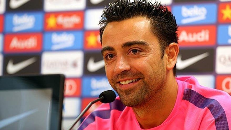 El futbolista Xavi Hernández.