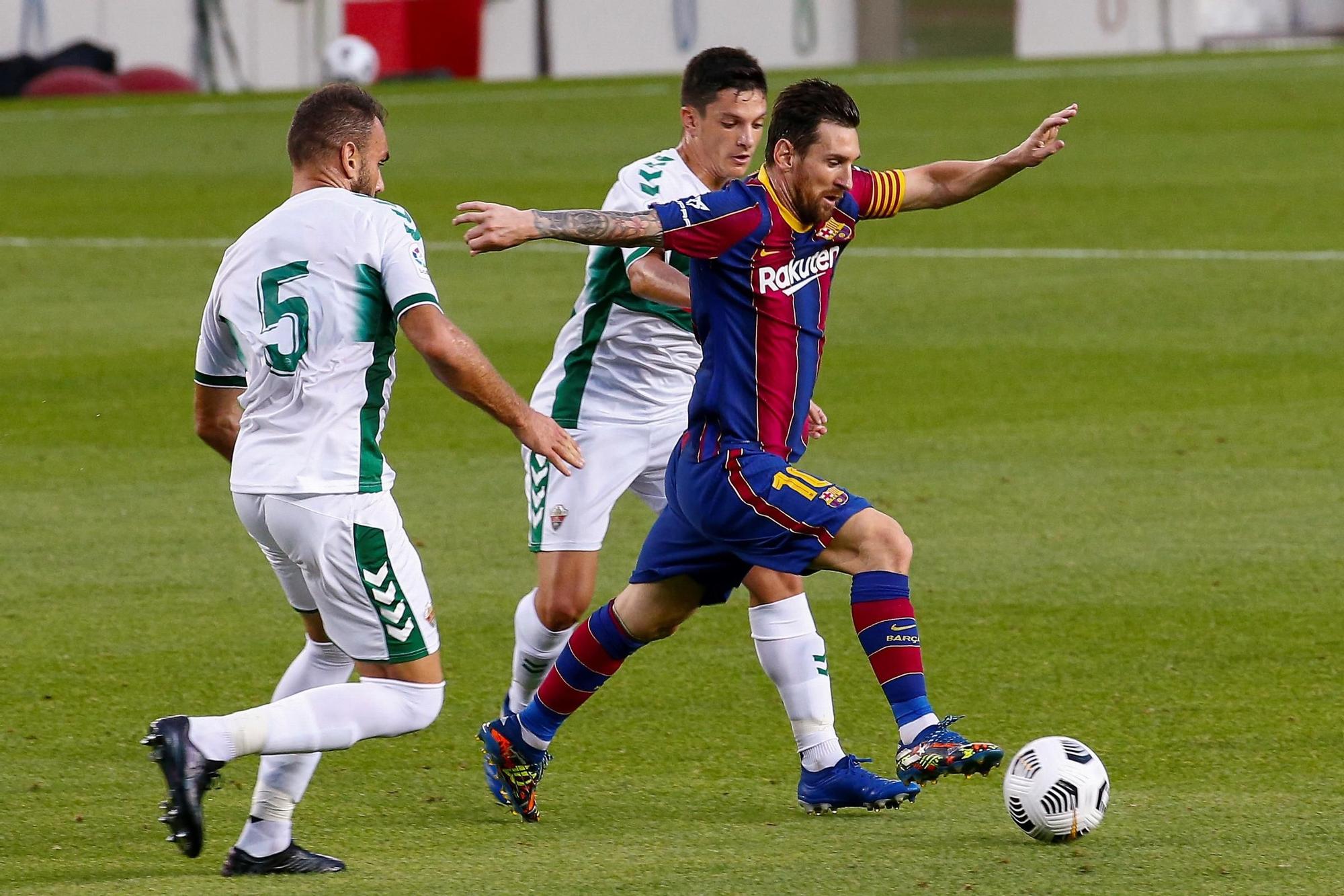 El Elche planta cara a Messi