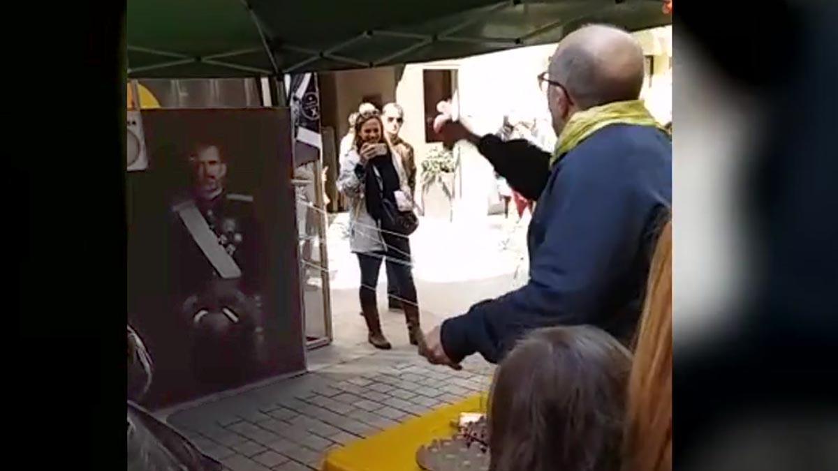 Tiro al Rey en el Mercat del Ram de Vic